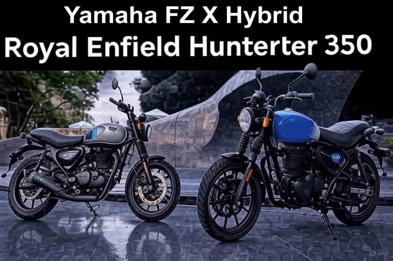 Royal Enfield Hunter 350 vs Yamaha FZ X Hybrid